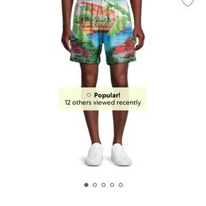 AMIRI Blue Eden Rock Shorts